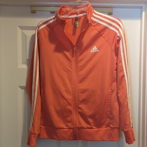 Adidas Women's Vibrant Orange Bomber Jacket